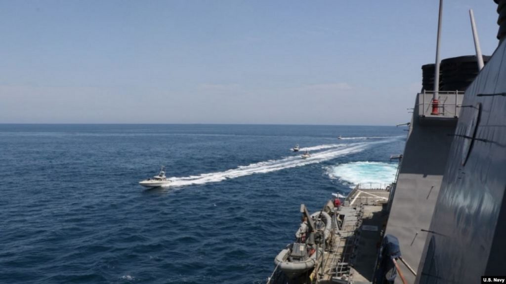 تنش‌زایی سپاه تروریست پاسداران در آب‌های خلیج