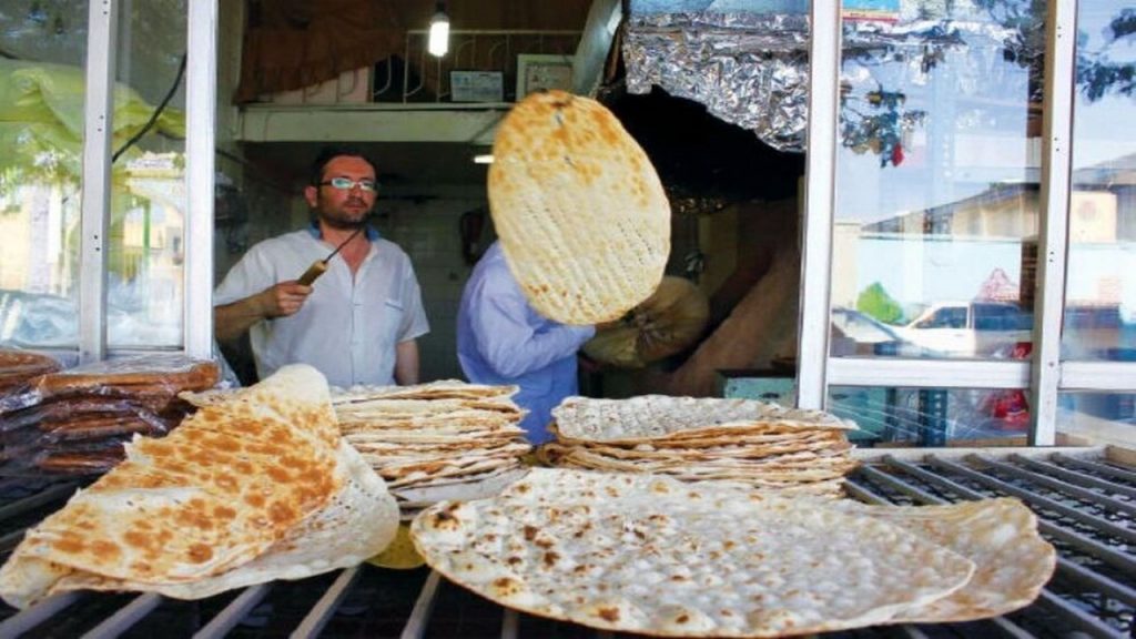 نان در ایران ٧٠ درصد گرانتر می‌شود