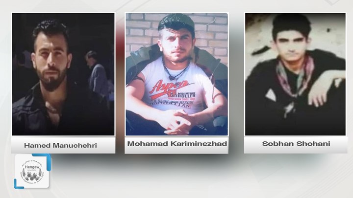 Hinrichtung von drei kurdischen Gefangenen in Ilam￼